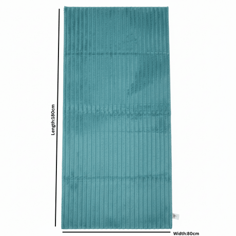 Threshold Striped Polyester Carpet - 80 × 180 cm - Teal Blue / Grey - Al Kabayel Discount CentreThreshold Striped Polyester Carpet - 80 × 180 cm - Teal Blue / GreyMats Carpets & RugsTHRESHOLDAl Kabayel Discount Centre