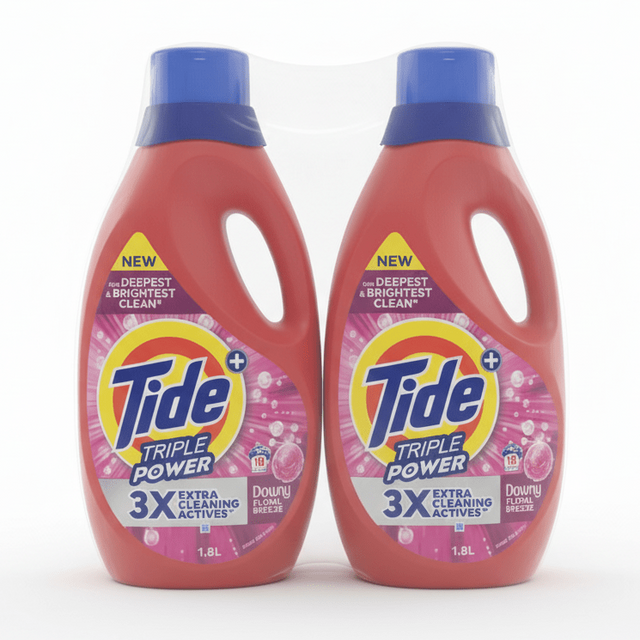 Tide 2pcs Triple Power Gel Laundry Detergent 1.8L, Downy Floral Breeze - Al Kabayel Discount CentreTide 2pcs Triple Power Gel Laundry Detergent 1.8L, Downy Floral BreezeLaundry CareTIDEAl Kabayel Discount Centre