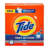 Tide Fast Action Original Detergent Powder 270g, Top Load Washing Powder - Al Kabayel Discount CentreTide Fast Action Original Detergent Powder 270g, Top Load Washing PowderLaundry CareTIDEAl Kabayel Discount Centre