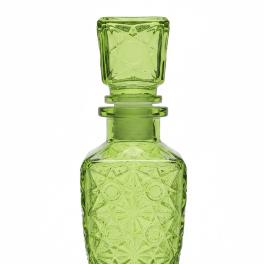 Tinted Crystal Glass Perfume Bottle - 500ml - Olive Green / Blue - Al Kabayel Discount CentreTinted Crystal Glass Perfume Bottle - 500ml - Olive Green / BluePerfume BottlesAKDCAl Kabayel Discount Centre