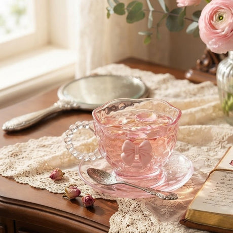 Tinted Pink Glass Mug – 250ml - Al Kabayel Discount CentreTinted Pink Glass Mug – 250mlMugsAKDCAl Kabayel Discount Centre