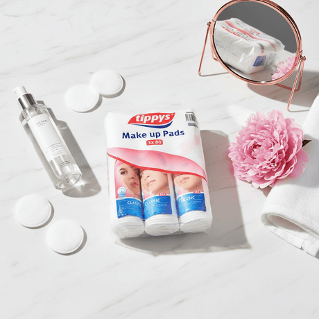 Tippys Classic Cotton Make Up Pads | 3×80 Pcs (240 Total) | 100% Cotton | Soft & Strong | Value Multipack - Al Kabayel Discount CentreTippys Classic Cotton Make Up Pads | 3×80 Pcs (240 Total) | 100% Cotton | Soft & Strong | Value MultipackSkin CareTIPPYSAl Kabayel Discount Centre