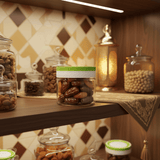 Titiz Fourlines Borosilicate Glass Storage Jar with Non-Spill Airtight Plastic Lid – 300ml | Green / Blue / Red / Black - Al Kabayel Discount CentreTitiz Fourlines Borosilicate Glass Storage Jar with Non-Spill Airtight Plastic Lid – 300ml | Green / Blue / Red / BlackJars & Food SaversTITIZAl Kabayel Discount Centre