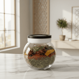 Titiz Fourlines Round Glass Jar with Airtight Plastic Lid – 750ml |Blue / Black | - Al Kabayel Discount CentreTitiz Fourlines Round Glass Jar with Airtight Plastic Lid – 750ml |Blue / Black |Jars & Food SaversTITIZAl Kabayel Discount Centre