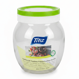 Titiz Fourlines Round Glass Storage Jar with Airtight Plastic Lid – 720ml | Blue / Red / Green | - Al Kabayel Discount CentreTitiz Fourlines Round Glass Storage Jar with Airtight Plastic Lid – 720ml | Blue / Red / Green |Jars & Food SaversTITIZAl Kabayel Discount Centre