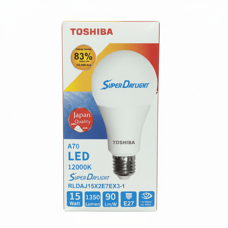 Toshiba 15W Led Bulb Super day Light E27 - Al Kabayel Discount CentreToshiba 15W Led Bulb Super day Light E27Light BulbsTOSHIBAAl Kabayel Discount Centre