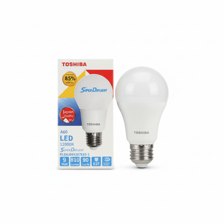 Toshiba 9W Led Bulb Super Day Light E27 - Al Kabayel Discount CentreToshiba 9W Led Bulb Super Day Light E27Light BulbsTOSHIBAAl Kabayel Discount Centre