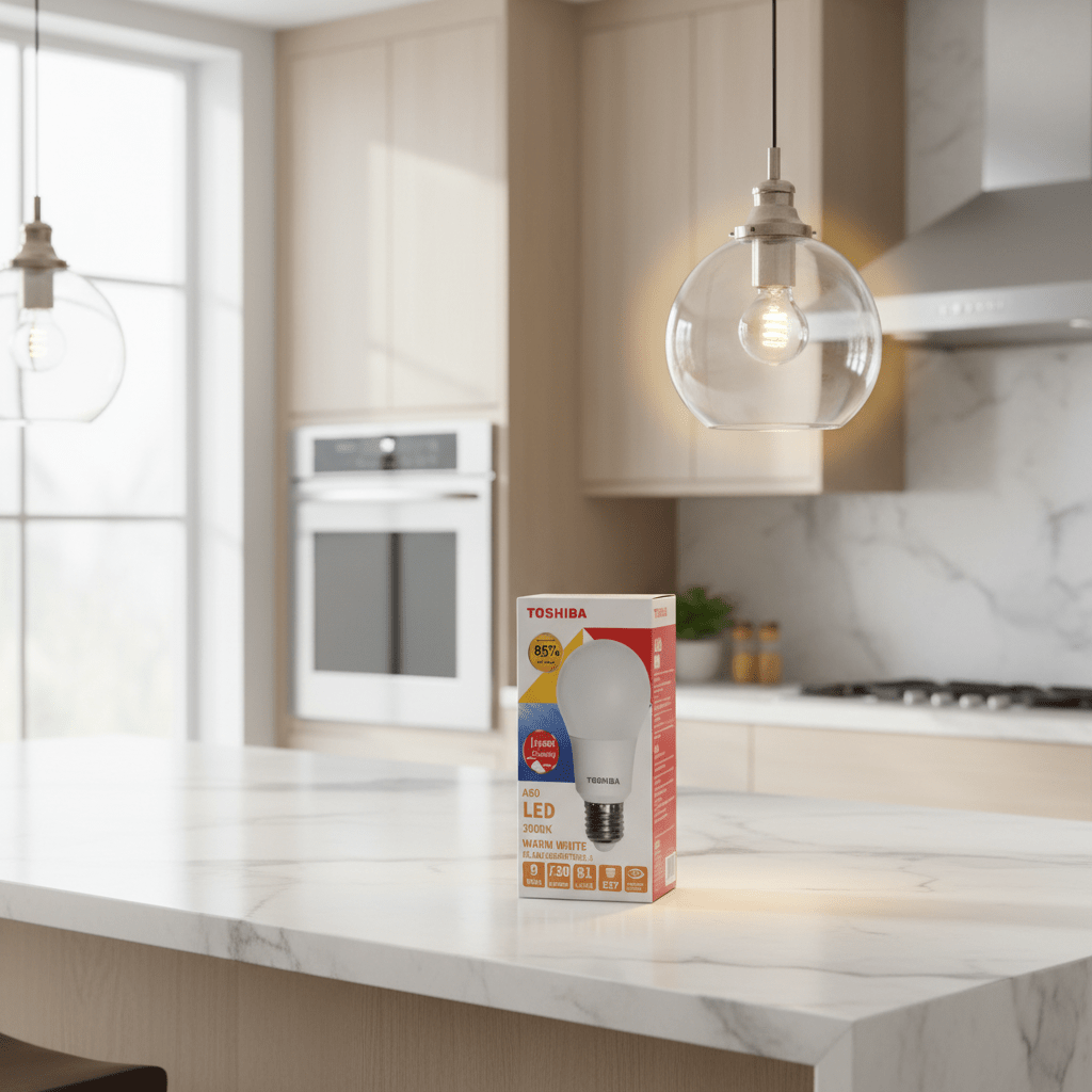 Toshiba 9W Led Bulb Warm White Light E27 - Al Kabayel Discount CentreToshiba 9W Led Bulb Warm White Light E27Light BulbsTOSHIBAAl Kabayel Discount Centre
