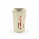 Travel Mug with Flip Lid — 400ml - Coral / Cream / Teal Green - Al Kabayel Discount CentreTravel Mug with Flip Lid — 400ml - Coral / Cream / Teal GreenMugsAKDCAl Kabayel Discount Centre