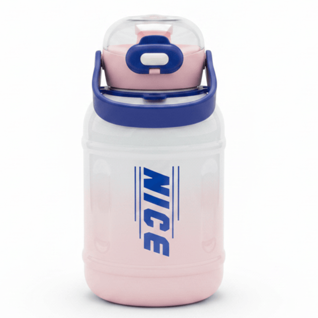 Trendy Pink & White Stainless Steel Vacuum Bottle with Blue Carry Handle 1200ml - Al Kabayel Discount CentreTrendy Pink & White Stainless Steel Vacuum Bottle with Blue Carry Handle 1200mlWater BottlesAKDCAl Kabayel Discount Centre