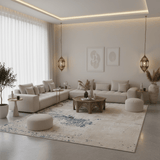Turkmen Tawakal Carpets | Lugo Ivory & Blue Abstract Rug Carpet | 300 × 400 cm - Al Kabayel Discount CentreTurkmen Tawakal Carpets | Lugo Ivory & Blue Abstract Rug Carpet | 300 × 400 cmDoormatsTURKMEN TAWAKAL CARPETSAl Kabayel Discount Centre