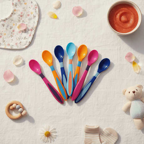 Turtees 7 - Piece Baby Feeding Spoon Set | BPA - Free | 6+ Months - Al Kabayel Discount CentreTurtees 7 - Piece Baby Feeding Spoon Set | BPA - Free | 6+ MonthsBaby ProductsTURTEESAl Kabayel Discount Centre