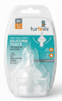 Turtees Anti - Colic Soft Silicone Teats – Slow Flow, 0+ Months (2 Pcs) - Al Kabayel Discount CentreTurtees Anti - Colic Soft Silicone Teats – Slow Flow, 0+ Months (2 Pcs)Baby ProductsTURTEESAl Kabayel Discount Centre