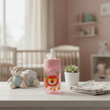 Turtees Kids BPA - Free Feeding Bottle – Plastic, 125ml, Pink (Lion Print) - Al Kabayel Discount CentreTurtees Kids BPA - Free Feeding Bottle – Plastic, 125ml, Pink (Lion Print)Baby ProductsTURTEESAl Kabayel Discount Centre