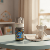 Turtees Kids Feeding Bottle – Plastic 125ml | Black Bear Edition - Al Kabayel Discount CentreTurtees Kids Feeding Bottle – Plastic 125ml | Black Bear EditionBaby ProductsTURTEESAl Kabayel Discount Centre
