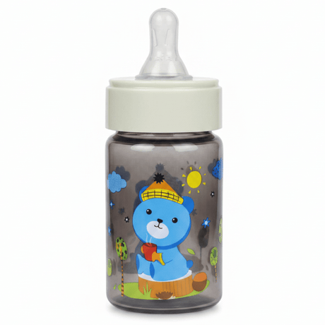 Turtees Kids Feeding Bottle – Plastic 125ml | Black Bear Edition - Al Kabayel Discount CentreTurtees Kids Feeding Bottle – Plastic 125ml | Black Bear EditionBaby ProductsTURTEESAl Kabayel Discount Centre
