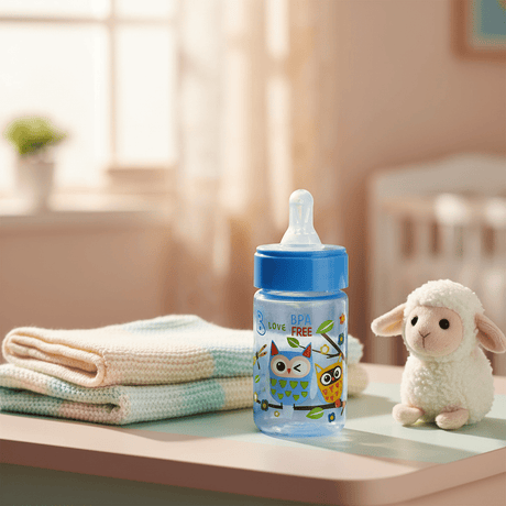 Turtees Kids Feeding Bottle – Plastic, 125ml, Blue - Al Kabayel Discount CentreTurtees Kids Feeding Bottle – Plastic, 125ml, BlueBaby ProductsTURTEESAl Kabayel Discount Centre