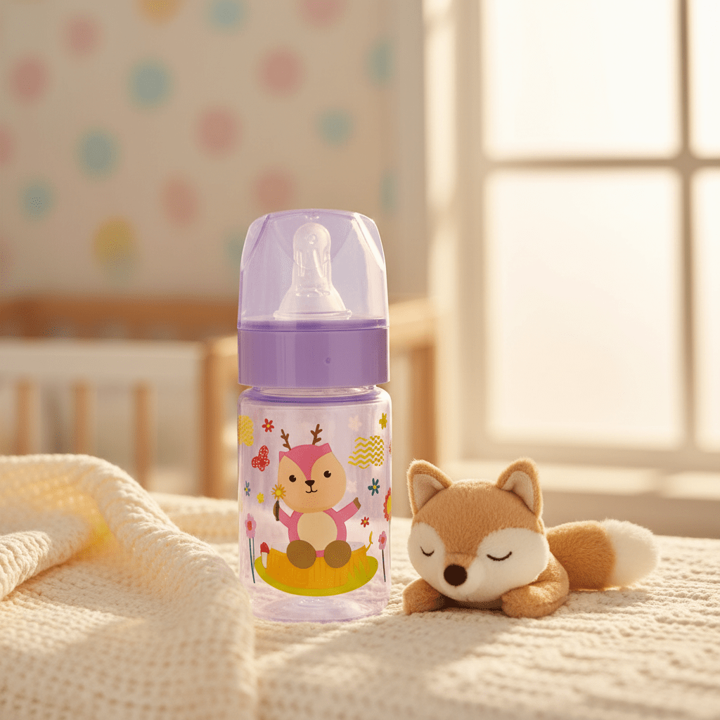 Turtees Kids Feeding Bottle – Plastic 125ml | Violet - Al Kabayel Discount CentreTurtees Kids Feeding Bottle – Plastic 125ml | VioletBaby ProductsTURTEESAl Kabayel Discount Centre