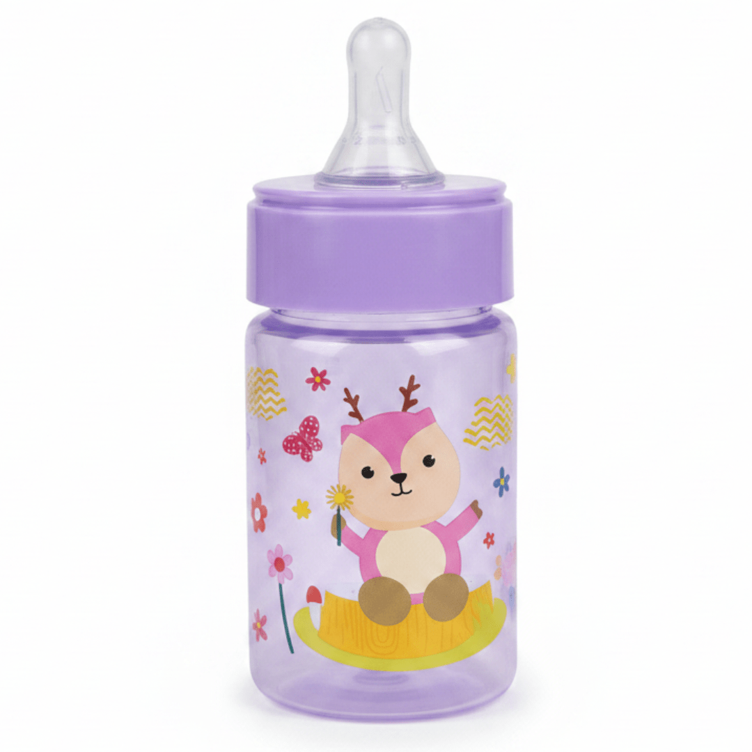 Turtees Kids Feeding Bottle – Plastic 125ml | Violet - Al Kabayel Discount CentreTurtees Kids Feeding Bottle – Plastic 125ml | VioletBaby ProductsTURTEESAl Kabayel Discount Centre