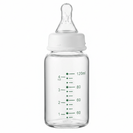 Turtees Kids Glass Feeding Bottle 120ml (4oz) - Al Kabayel Discount CentreTurtees Kids Glass Feeding Bottle 120ml (4oz)Baby ProductsTURTEESAl Kabayel Discount Centre