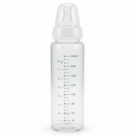 Turtees Kids Glass Feeding Bottle 240ml (8oz) - Al Kabayel Discount CentreTurtees Kids Glass Feeding Bottle 240ml (8oz)Baby ProductsTURTEESAl Kabayel Discount Centre