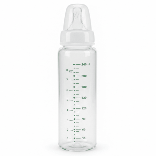 Turtees Kids Glass Feeding Bottle 240ml (8oz) - Al Kabayel Discount CentreTurtees Kids Glass Feeding Bottle 240ml (8oz)Baby ProductsTURTEESAl Kabayel Discount Centre