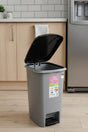 UFO 15 Litre Pedal Dustbin – Modern Plastic Foot Pedal Bin 32x23x40 cm, Gray Color, for Kitchen & Bathroom - Al Kabayel Discount CentreUFO 15 Litre Pedal Dustbin – Modern Plastic Foot Pedal Bin 32x23x40 cm, Gray Color, for Kitchen & BathroomTrash CanUFOAl Kabayel Discount Centre