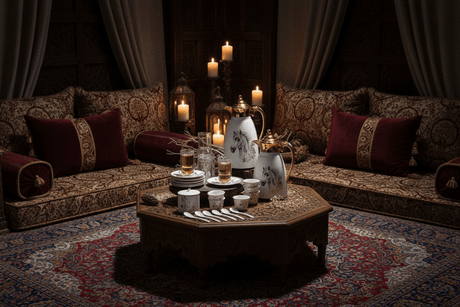 Ugarit Heritage White & Gold Tea and Coffee Serving Set with Elegant Horse Artwork – 21 Pieces - Al Kabayel Discount CentreUgarit Heritage White & Gold Tea and Coffee Serving Set with Elegant Horse Artwork – 21 PiecesTea SetsUGARITAl Kabayel Discount Centre