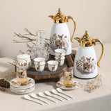 Ugarit Luxury White & Gold Tea and Coffee Set with Artistic Deer Design – 21 - Piece Collection - Al Kabayel Discount CentreUgarit Luxury White & Gold Tea and Coffee Set with Artistic Deer Design – 21 - Piece CollectionTea SetsUGARITAl Kabayel Discount Centre
