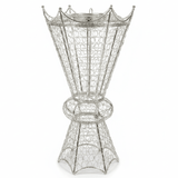 Ugarit Premium Silver Metal Incense Burner 50×30 cm Large Decorative Aroma Burner - Al Kabayel Discount CentreUgarit Premium Silver Metal Incense Burner 50×30 cm Large Decorative Aroma BurnerIncense BurnerUGARITAl Kabayel Discount Centre