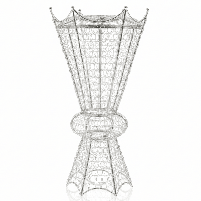 Ugarit Premium Silver Metal Incense Burner 65×30 cm Luxury Incense Display Holder - Al Kabayel Discount CentreUgarit Premium Silver Metal Incense Burner 65×30 cm Luxury Incense Display HolderIncense BurnerUGARITAl Kabayel Discount Centre