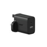 UGREEN 20W 2 - Port Fast Charger(1xUSB - C, 1xUSB - A), Sage Charging, Wide Compatibility, Black - X227 - Al Kabayel Discount CentreUGREEN 20W 2 - Port Fast Charger(1xUSB - C, 1xUSB - A), Sage Charging, Wide Compatibility, Black - X227Cords & AdaptersUGREENAl Kabayel Discount Centre