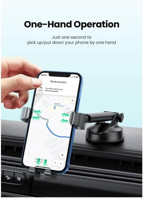 UGREEN Gravity Phone Holder with Suction Cup, Car Phone Mount, Black - LP200 - Al Kabayel Discount CentreUGREEN Gravity Phone Holder with Suction Cup, Car Phone Mount, Black - LP200Mobile AccessoriesUGREENAl Kabayel Discount Centre
