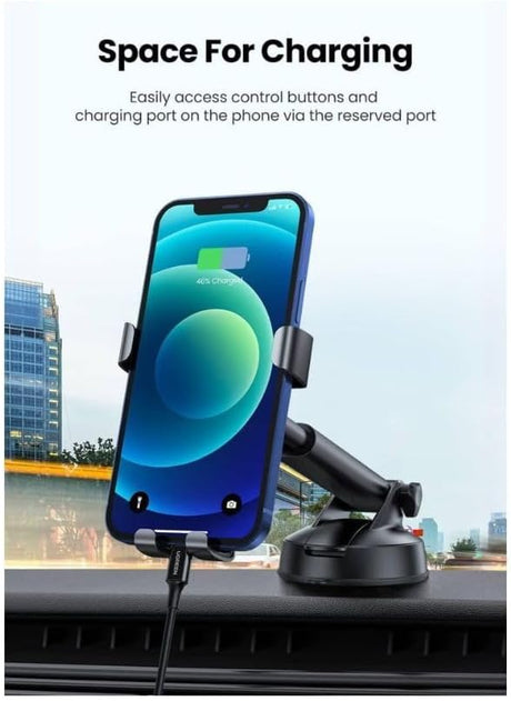 UGREEN Gravity Phone Holder with Suction Cup, Car Phone Mount, Black - LP200 - Al Kabayel Discount CentreUGREEN Gravity Phone Holder with Suction Cup, Car Phone Mount, Black - LP200Mobile AccessoriesUGREENAl Kabayel Discount Centre