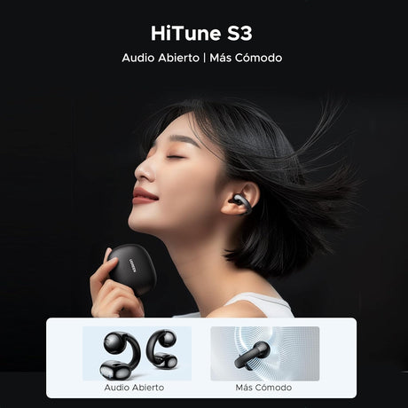 UGREEN HiTune S3 True Wireless Earbuds, 30Hrs Play, Open Wearable Stereo, Bluetooth 5.4, Black - WS209 - Al Kabayel Discount CentreUGREEN HiTune S3 True Wireless Earbuds, 30Hrs Play, Open Wearable Stereo, Bluetooth 5.4, Black - WS209Mobile AccessoriesUGREENAl Kabayel Discount Centre
