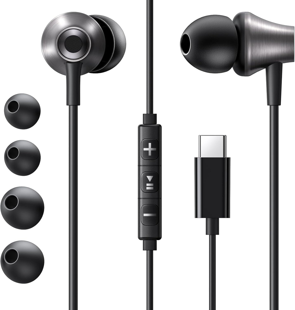 UGREEN In - Ear Earphones with USB - C Connector, 1.2 Meter Cable, Immersive & Comfortable, Wind Noise Reduction, EP105 - Al Kabayel Discount CentreUGREEN In - Ear Earphones with USB - C Connector, 1.2 Meter Cable, Immersive & Comfortable, Wind Noise Reduction, EP105Mobile AccessoriesUGREENAl Kabayel Discount Centre