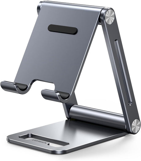 UGREEN Phone Holder with Roller, Multi - Angle Adjustment, Alluminum Alloy + Silicone Material, LP263 - Al Kabayel Discount CentreUGREEN Phone Holder with Roller, Multi - Angle Adjustment, Alluminum Alloy + Silicone Material, LP263Mobile AccessoriesUGREENAl Kabayel Discount Centre