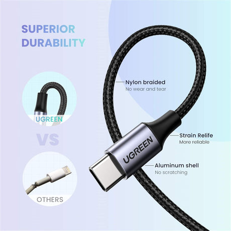 UGREEN Round USB - C Audio Cable 1 Meter, 3.5mm M/M Aluminum Shell, Deep Grey - AV143 - Al Kabayel Discount CentreUGREEN Round USB - C Audio Cable 1 Meter, 3.5mm M/M Aluminum Shell, Deep Grey - AV143Cords & AdaptersUGREENAl Kabayel Discount Centre