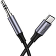 UGREEN Round USB - C Audio Cable 1 Meter, 3.5mm M/M Aluminum Shell, Deep Grey - AV143 - Al Kabayel Discount CentreUGREEN Round USB - C Audio Cable 1 Meter, 3.5mm M/M Aluminum Shell, Deep Grey - AV143Cords & AdaptersUGREENAl Kabayel Discount Centre