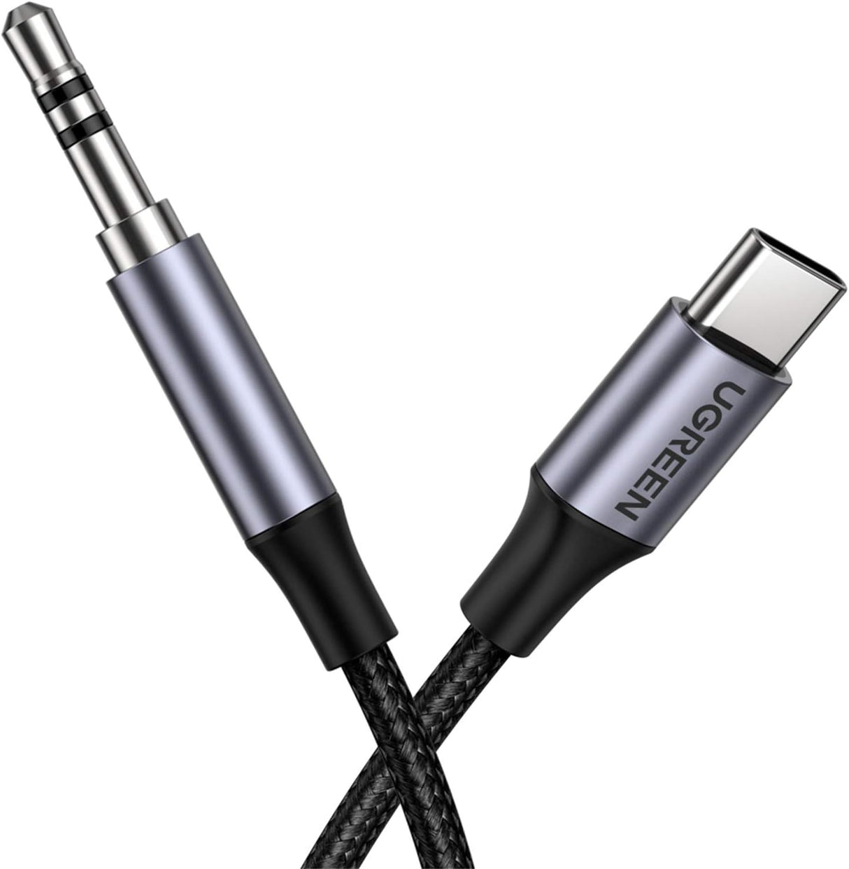 UGREEN Round USB - C Audio Cable 1 Meter, 3.5mm M/M Aluminum Shell, Deep Grey - AV143 - Al Kabayel Discount CentreUGREEN Round USB - C Audio Cable 1 Meter, 3.5mm M/M Aluminum Shell, Deep Grey - AV143Cords & AdaptersUGREENAl Kabayel Discount Centre