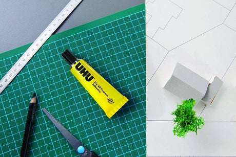 UHU All Purpose Adhesive, the tried and tested universal glue for almost all gluing cases like crafts and repair, Tube - 35ML Transparent - Al Kabayel Discount CentreUHU All Purpose Adhesive, the tried and tested universal glue for almost all gluing cases like crafts and repair, Tube - 35ML TransparentGlueUHUAl Kabayel Discount Centre
