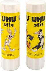 UHU stic the proven glue stick, strong, fast, solvent free, clean, safe & sustainable for school, home, office, kids, arts and crafts, 98% natural, now packed in 50% recycled plastic - 8.2g pack of 2 - Al Kabayel Discount CentreUHU stic the proven glue stick, strong, fast, solvent free, clean, safe & sustainable for school, home, office, kids, arts and crafts, 98% natural, now packed in 50% recycled plastic - 8.2g pack of 2GlueUHUAl Kabayel Discount Centre