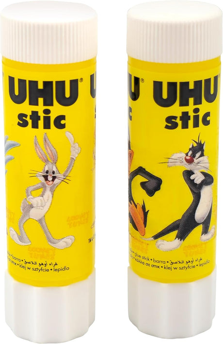 UHU stic the proven glue stick, strong, fast, solvent free, clean, safe & sustainable for school, home, office, kids, arts and crafts, 98% natural, now packed in 50% recycled plastic - 8.2g pack of 2 - Al Kabayel Discount CentreUHU stic the proven glue stick, strong, fast, solvent free, clean, safe & sustainable for school, home, office, kids, arts and crafts, 98% natural, now packed in 50% recycled plastic - 8.2g pack of 2GlueUHUAl Kabayel Discount Centre