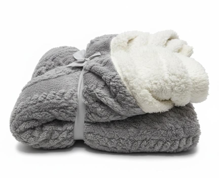 Ultmate Modern Solid Flannel Blanket, Soft Touch Fabric – 200×180 cm, Gray with White Border - Al Kabayel Discount CentreUltmate Modern Solid Flannel Blanket, Soft Touch Fabric – 200×180 cm, Gray with White BorderBeddingULTMATEAl Kabayel Discount Centre