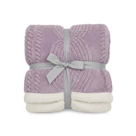 Ultmate Plush Flannel Blanket with Elegant Border – 200×180 cm, Light Purple with White Trim - Al Kabayel Discount CentreUltmate Plush Flannel Blanket with Elegant Border – 200×180 cm, Light Purple with White TrimBeddingULTMATEAl Kabayel Discount Centre
