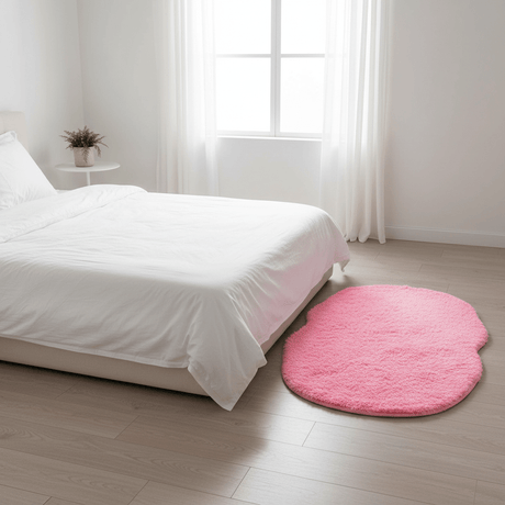 Ultra-Soft Oval Plush Floor Mat | Fluffy Shaggy Rug for Bedroom, Bathroom & Living Room | Non-Slip Faux Fur Carpet | 58×88 cm | - Al Kabayel Discount CentreUltra-Soft Oval Plush Floor Mat | Fluffy Shaggy Rug for Bedroom, Bathroom & Living Room | Non-Slip Faux Fur Carpet | 58×88 cm |DoormatsAKDCAl Kabayel Discount Centre