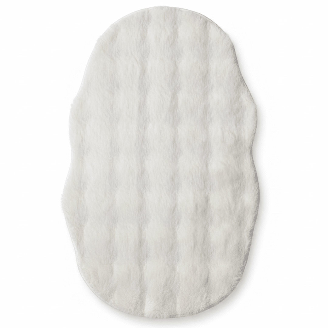 Ultra-Soft Oval Plush Floor Mat | Fluffy Shaggy Rug for Bedroom, Bathroom & Living Room | Non-Slip Faux Fur Carpet | 58×88 cm | - Al Kabayel Discount CentreUltra-Soft Oval Plush Floor Mat | Fluffy Shaggy Rug for Bedroom, Bathroom & Living Room | Non-Slip Faux Fur Carpet | 58×88 cm |DoormatsAKDCAl Kabayel Discount Centre