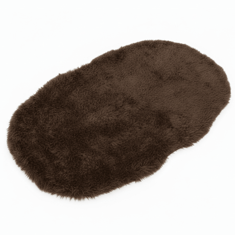 Ultra-Soft Oval Plush Floor Mat | Fluffy Shaggy Rug for Bedroom, Bathroom & Living Room | Non-Slip Faux Fur Carpet | 58×88 cm | - Al Kabayel Discount CentreUltra-Soft Oval Plush Floor Mat | Fluffy Shaggy Rug for Bedroom, Bathroom & Living Room | Non-Slip Faux Fur Carpet | 58×88 cm |DoormatsAKDCAl Kabayel Discount Centre