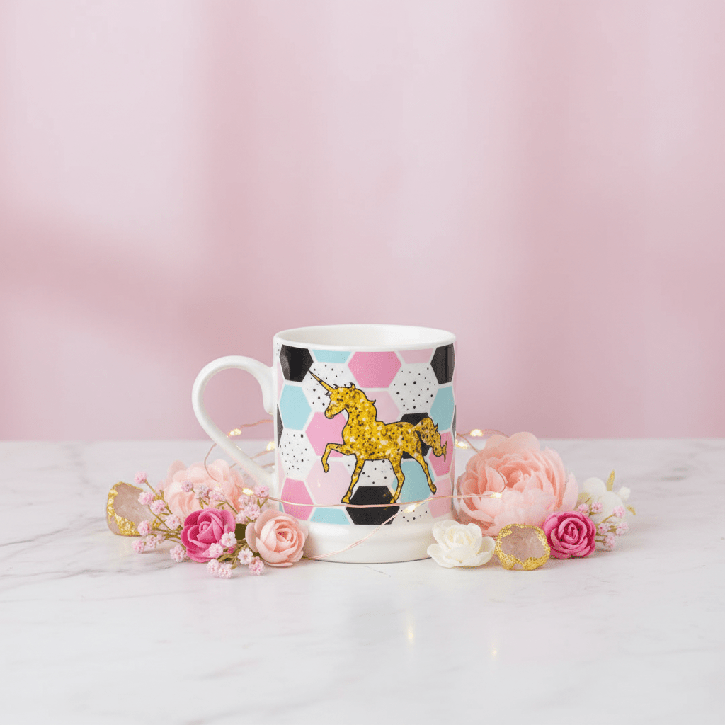 Unicorn Hexagon Ceramic Mug - 300ml - Al Kabayel Discount CentreUnicorn Hexagon Ceramic Mug - 300mlMugsAKDCAl Kabayel Discount Centre