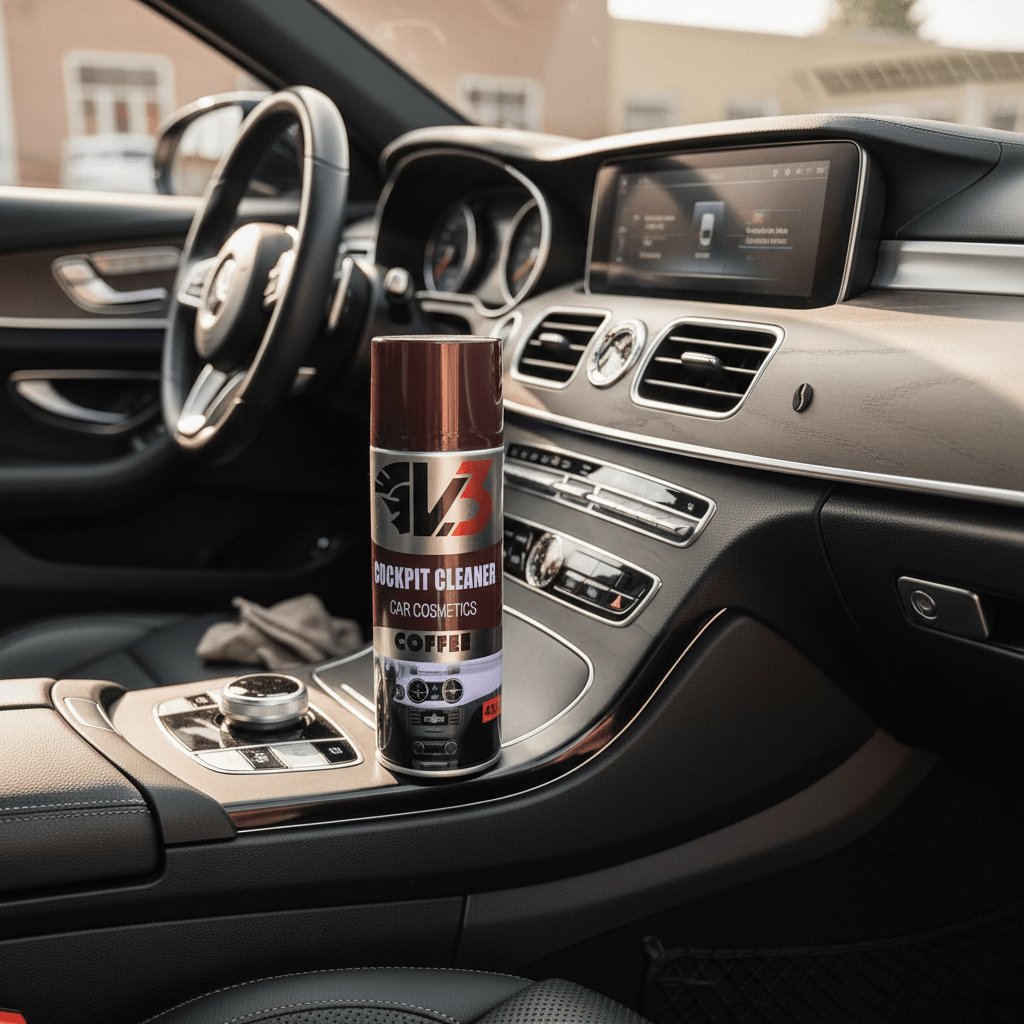 V3 Cocokpit Cleaner Car Cosmetics Coffee - 450ml - Al Kabayel Discount CentreV3 Cocokpit Cleaner Car Cosmetics Coffee - 450mlAutomotiveV3Al Kabayel Discount Centre